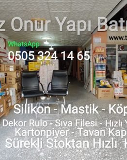 öz onur yapı toptan silikon
