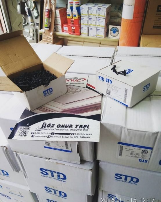 3,5X25 Sivri Uçlu Alçıpan Vidası (1000 Adet) - Görsel 2