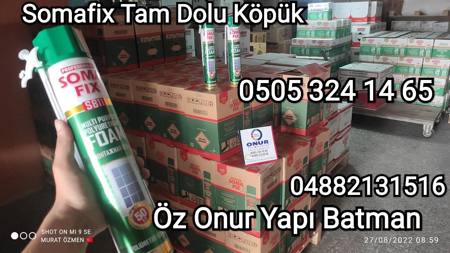 Somafix s811 Tam Dolu Pipetli Montaj Dolgu köpüğü 12 adet - Görsel 3