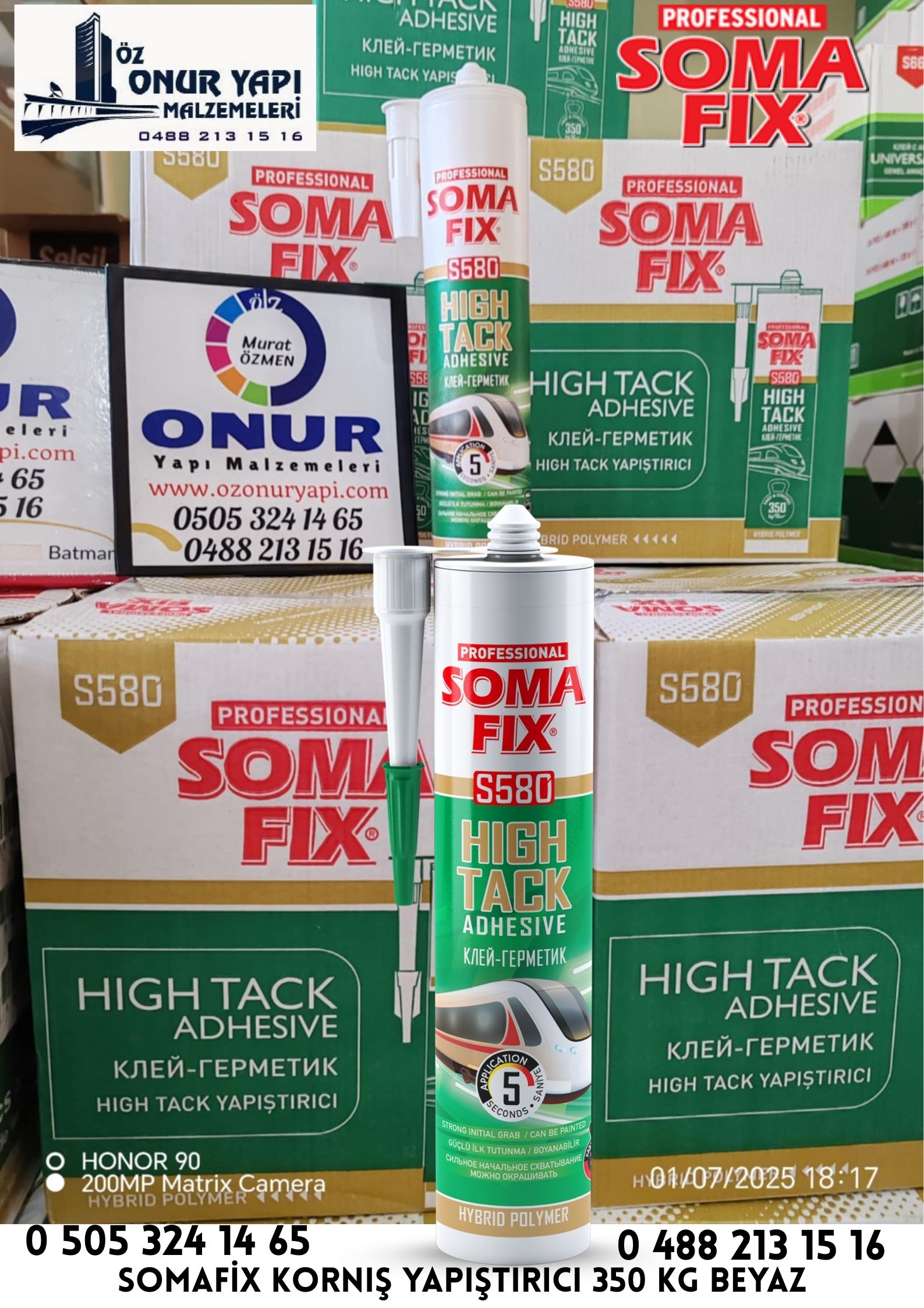 Somafix Hibrit High Tack s580 ( korniş Yapıştırıcı ) Toptan - Görsel 4