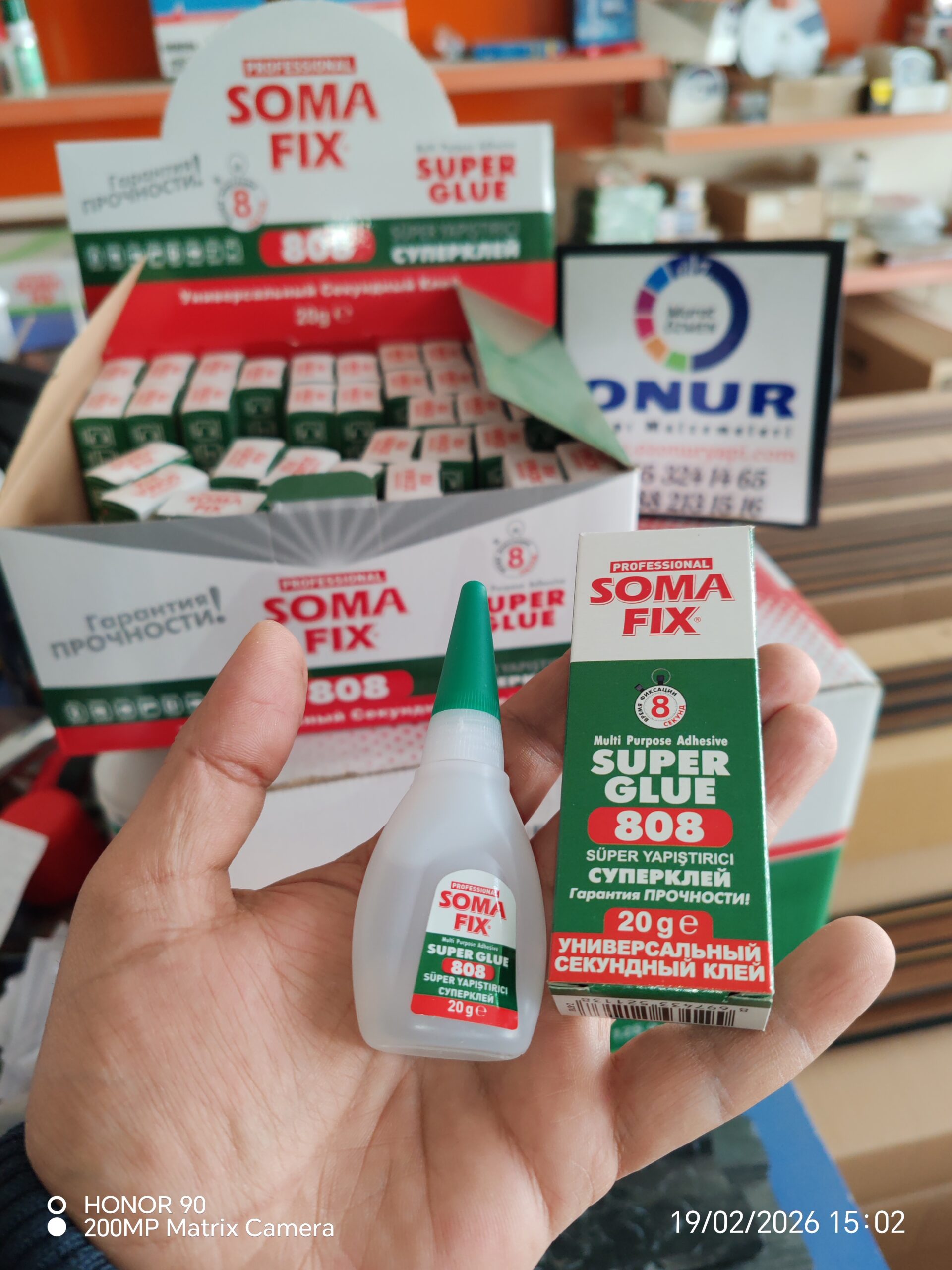 SOMAFİX SÜPER YAPIŞTIRICI 808 20gr - Japon Yapıştırıcı - 50 Adet - Görsel 3