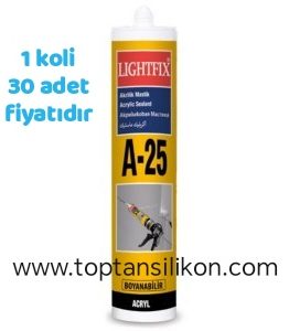 Lightfix Akrilik Mastik ( soudal ) Beyaz 450 gr ( 30 adet )
