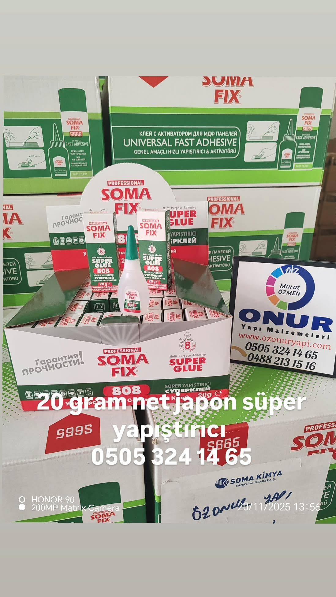 SOMAFİX SÜPER YAPIŞTIRICI 808 20gr - Japon Yapıştırıcı - 50 Adet - Görsel 4