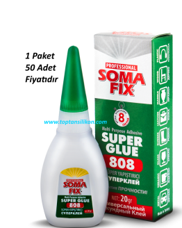 SOMAFİX SÜPER YAPIŞTIRICI 808 20gr - Japon Yapıştırıcı - 50 Adet