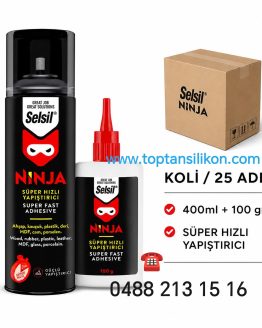 SELSİL NİNJA SÜPER HIZLI YAPIŞTIRICI 400ml + 100gr 25 adet